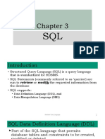 Chapter 3 SQL