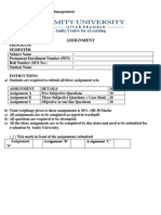 ADL 14 - Production and Operation Management Assignment