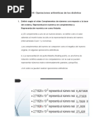 Tarea 6 Unidad III - Operaciones Aritméticas de Los Distintos Sistemas II