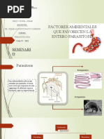 Factores Ambientales Que Favorecen La Entero Parasitosis