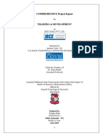 COMPREHENSIVE Project Report: MBA (Semester - IV) June 2022