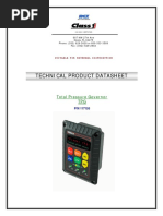 Technical Product Datasheet: Total Pressure Governor TPG