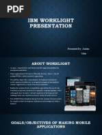 Ibm Worklight Presentation