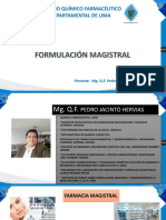 Qf. Pedro Jacinto - Formulacion Magistral