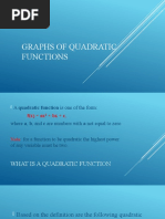 Quadratic Graphs 1 