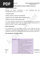 Principles of Reconstructive Surgery of Defects of The Jaws PART