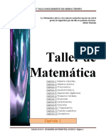 Taller de Matematicas Ciclo Vi