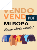 Vendo Mi Ropa