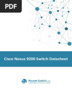 Cisco Nexus 9200 Switch Datasheet