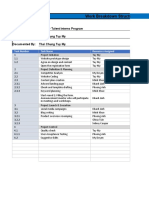 Work Breakdown Structure Table