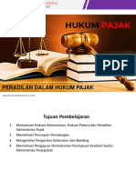 Pertemuan 7 Peradilan Dalam Hukum Pajak