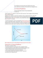 Conditions For Attainment of Chemical Equilibrium