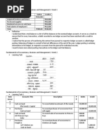 Date Januar y Accounts Title Description P R Debts Credit