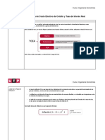 Semana 02 - Infografía - Tasa de Costo Efectivo de - Crédito y Tasa de Interés Real