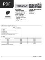 LQ Relays (ALQ) : Features Typical Applications