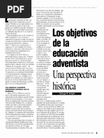 Objetivos Educación Adventista