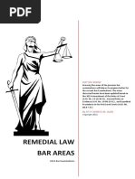 Remedial Law Areas 2022 1