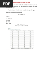 Ejercicios Ley de Dalton y Mezclas Gases