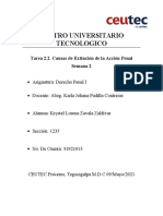 Tarea 2.2 Causas de Extinción de La Acción Penal