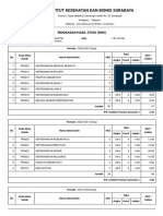 Cetak Laporan Ringkasan Hasil Studi (RHS) Mahasiswa