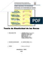 Teoría de Elasticidad de Las Rocas