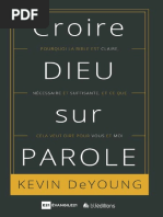 PDF - Croire Dieu Sur Parole