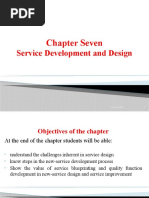 Chapter Seven: Service Development and Design