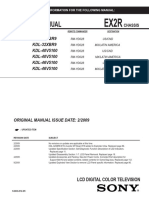 Service Manual: KDL-32XBR9 KDL-32XBR9 KDL-40V5100 KDL-40V5100 KDL-46V5100 KDL-46V5100