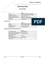 Technical Data: Main Hydraulic Pump