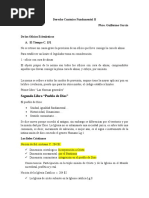 Derecho Canónico Fundamental II