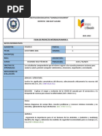 Proyecto 1. 2do Bgu Ficha de Proyecto Interdisciplinario (Actividades)