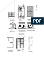 Plano Casa 6x6 2d 1b 1p Economica Verplanos - Com 0015