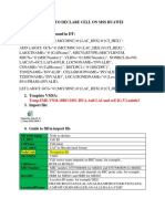 Guide To Declare Cell On MSS Huawei