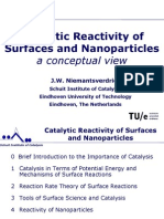 Catalytic Reactivity of Surfaces and Nanoparticles: A Conceptual View