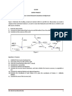 GLS340 Survey Project Exercise: Control Network Calculations & Adjustment Question 1: Levelling