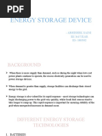 Energy Storage Device