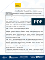 Orientações Da Atividade Integradora em Word