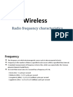 Wireless - Redio Frequency Charaterestic