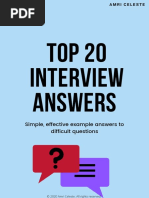 Top 20 Interview Answers