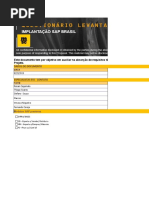 Questionario Levantamento - PT