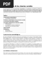 Fundamentos de Las Ciencias Sociales