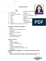 Curriculum de Martha Pinedo