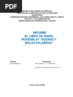 Informe El Libro de Angel Rosenblat Elvis Quintero