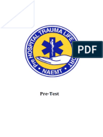 PHTLS 9th Edition Pre Test - Spanish