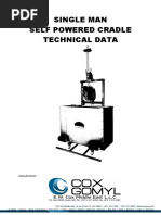 Single Man Cradle - Technical Data