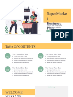 Supermarket Business Plan PowerPoint Template by SlideWin