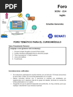 Estudios Generales: SCOU - 214 Inglés