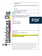 Apariciones Históricas y Actuaciones Literarias de Tomás Mejía - Vicente Quirarte