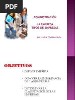 1.5.la Empresa, Tipos de Empresas