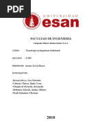 Tecnología en Ingenieria Ambiental - Compañía Minera Buenaventura S.A.A.